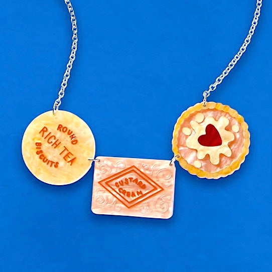 A Biscuit or Three Necklace by Erstwilder