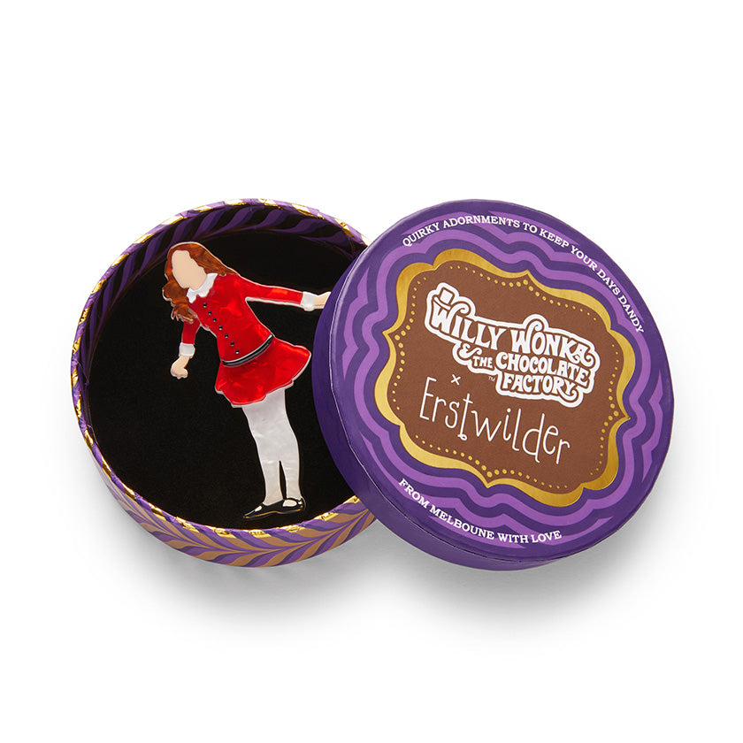 Veruca Salt Brooch by Erstwilder