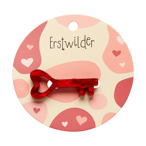 Key To My Heart Simplified Mini Brooch By Erstwilder