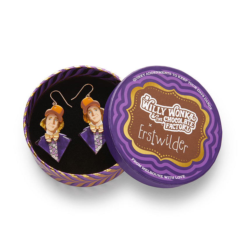 Mr Wonka Drop Earrings by Erstwilder