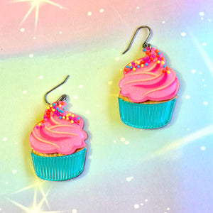 Iced Cupcake Drop Earrings, Erstwilder / Katherine Sabbath