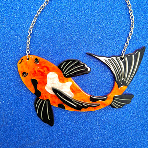 Playing Koi Necklace by Erstwilder