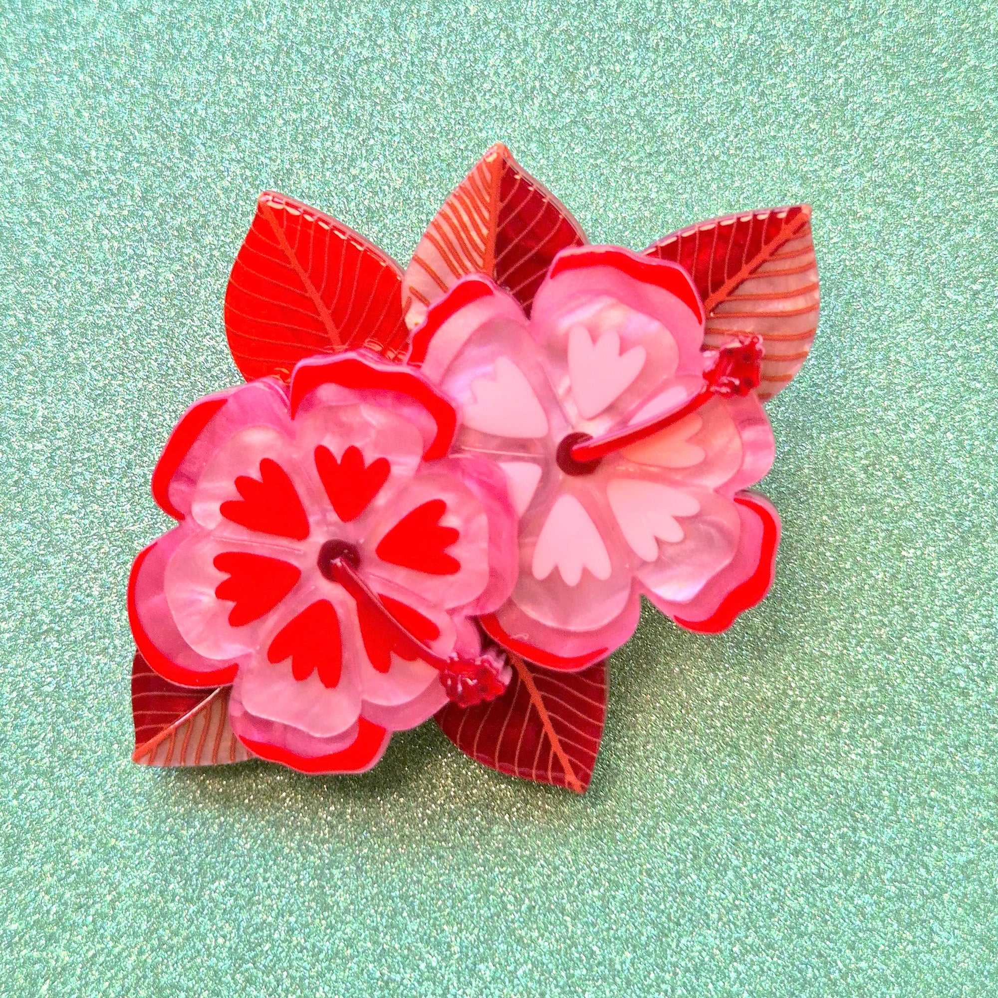 Halcyon Hibiscus Brooch by Erstwilder