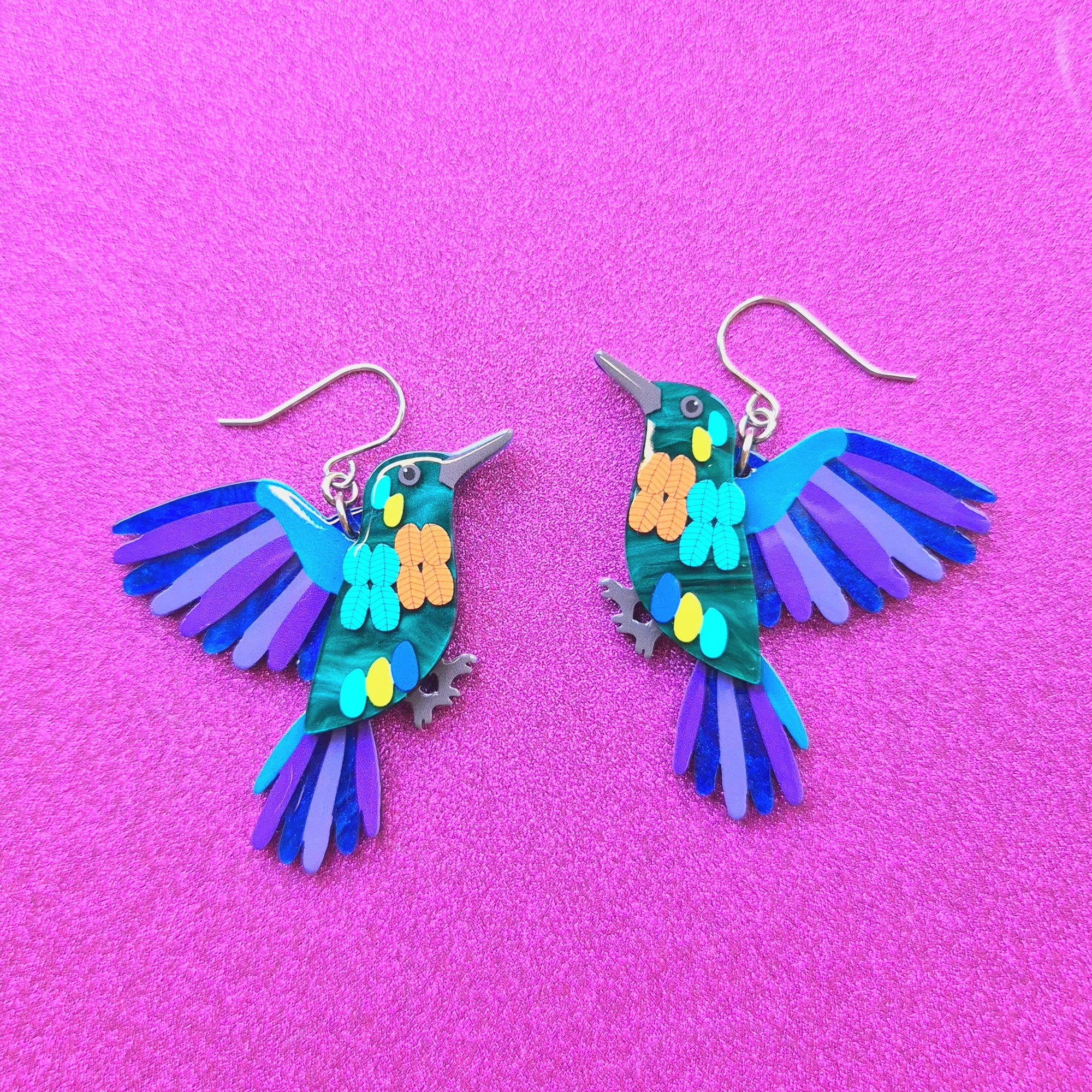 Humming Harmony Drop Earrings by Erstwilder