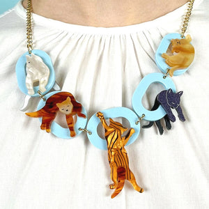 Little Cats Chain Necklace by Tatty Devine