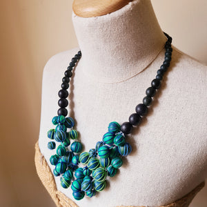 Green Ada Necklace by Sylca Designs